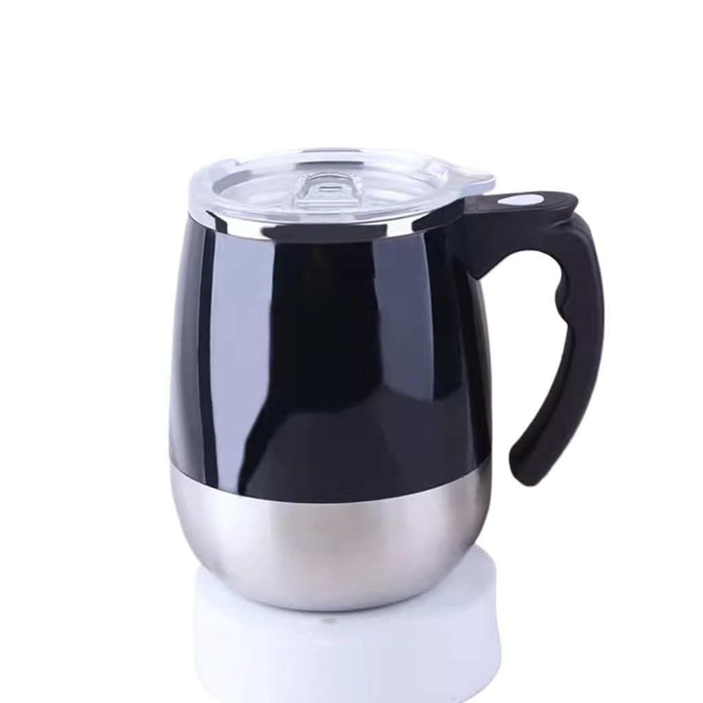 Tasse à lait rotative pour des matins sereins au bureau sans cuillère