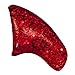 Purrdy Paws 40 Pack Soft Nail Caps for Cat Claws Ruby RED Glitter Kitten