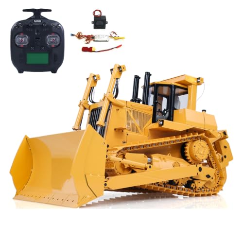 TOUCAN RC HOBBY Metal 1/14 RC Hydraulic Bulldozer DXR2 Remote Control Dozer New Sound Module...