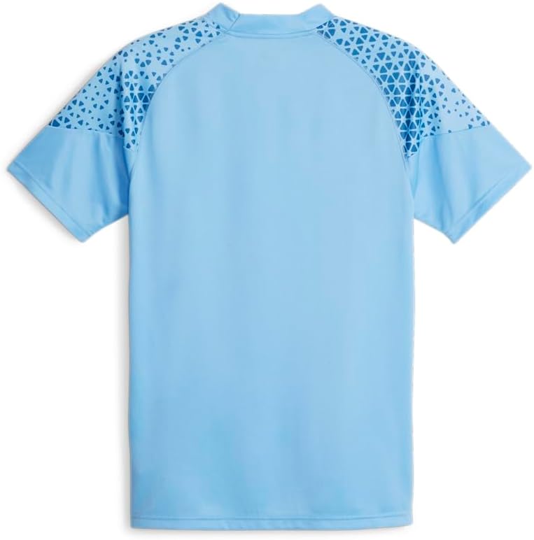 PUMA Men's Soccer Manchester City Training Jersey - Lightweight Construction, Moisture-Wicking Fabrication (as1, Alpha, l, Regular, Regular)