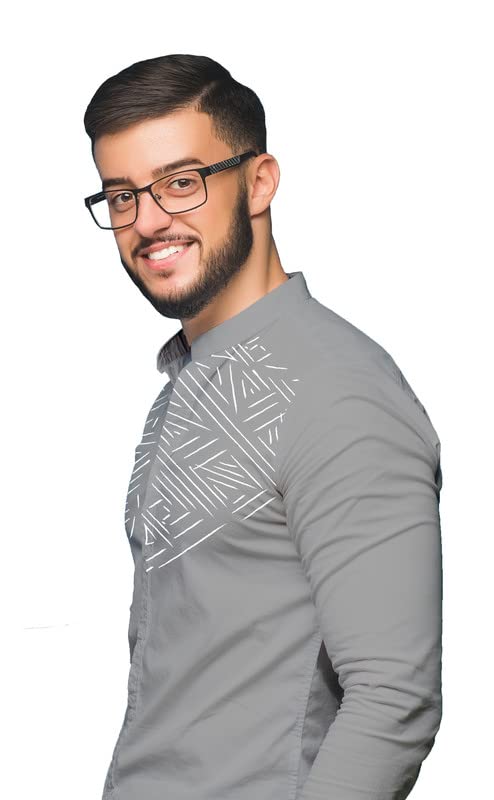 Image of Men's Cotton Blend Full Sleeve Slim Fit Shirt|Stylish Casual Wear Shirt for Mens