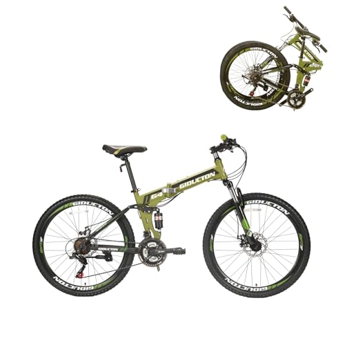 GIDUCTON Youth/Adult Mountain Bike for Men and Women,Dual Disc Brake,21 Speeds,Aluminum and Steel Frame Options, 26inch Wheels (G4)