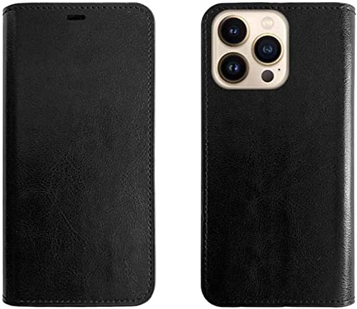 Étui de téléphone à rabat iPhone 14 Pro Max antichoc avec porte-cartes et fonction stent