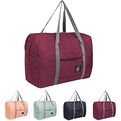 SHOBDW Bags for Women Large Capacity Travel Bag Sport Duffel Bag Lightweight Portable Foldable Carry on Hand Luggage Bag for Weekender Sports, Gym, Vacation for Men Women Cover
