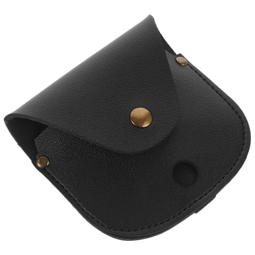 FOYTOKI Custodia Orologio da Tasca Vintage in PU Leggero con Catena Borsa Portatile Protettiva per Orologio Taschino Design Classico e Artigianato Rifinito per Collezionisti e Regalo Uomo