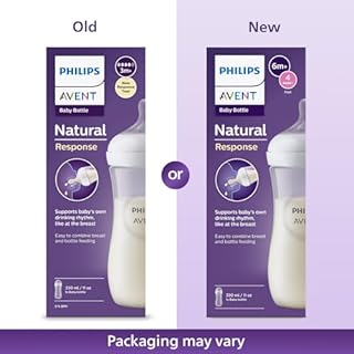 Philips Avent Biberon Natural Response - Biberon da 330 ml, senza BPA, per neonati da 3 mesi in su (modello SCY906/01)