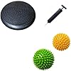 Stability Cushion + Massage Balls, with Pump