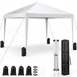 MONTAGGIO RAPIDO IN 1 MINUTO (SISTEMA POP-UP):​ Il nostro gazebo pieghevole istantaneo 3x3 metri (formato 10'x10')​ si monta senza attrezzi e senza assemblaggio​ in meno di 60 secondi. Il sistema a molle interne garantisce apertura e chiusura istantanee. Perfetto per eventi all'aperto.