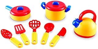 Learning Resources Pretend & Play Cooking Set, Play Food, Imaginative Play, 10 Pieces