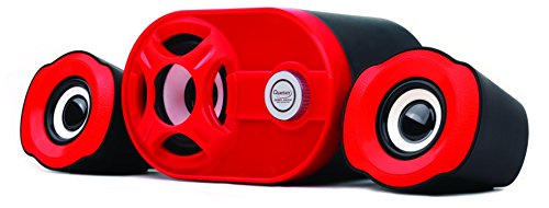 Image of Quantum QHM6200 Portable Laptop /Desktop USB Powered Multimedia 2.1 Channel USB Speaker with AUX Input (Black)