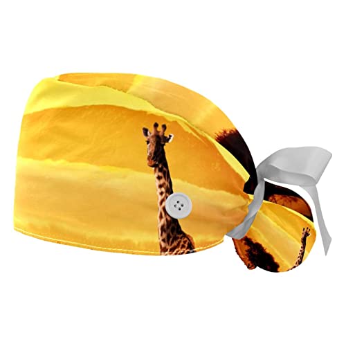Casquettes de travail Girafe Africaine pour égayer votre quotidien professionnel