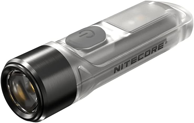NitecoreTiki UV Mini Futuristic LED Keychain Light-Built-in Rechargeable Li-ion Battery
