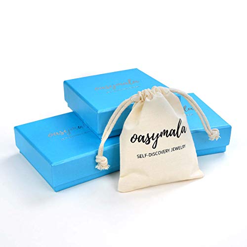 Oasymala 108 Mala Quartz Beads Tiny Elephant Lucky Charm Wrap Bracelet Necklace Self Discovery Yoga Inspirational Jewelry (Clear Smokey Quartz) #TOP3