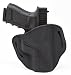 1791 GUNLEATHER Glock 19 Holster - Right Hand OWB G19 Leather Holster for Belts - Fits Glock 19, 23, 26, 27, H&K VP40 and Springfield XDS - Stealth Black