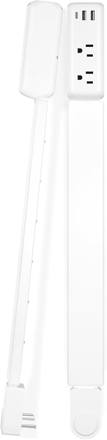 Outlet Extender Stick with USB-A & USB-C, 2 AC Outlets