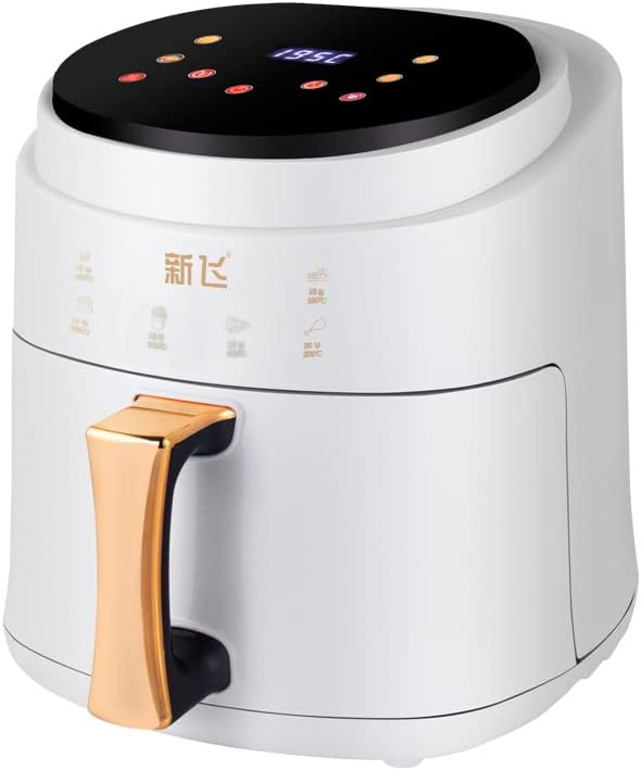 Miniatura 2 de Freidora de aire inteligente con pantalla táctil para el hogar 110V (freidora de aire verde esmeralda 4.5L)