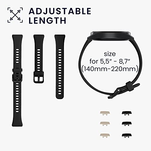 Correas de silicona compatibles con Huawei Band 6, pack x2 miniatura 5