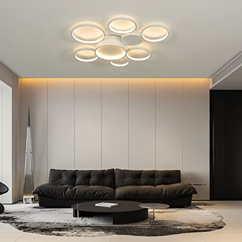 GaoHX Plafoniera LED con Telecomando, 87W Lampada