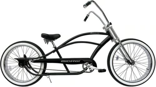 Bicicleta cruiser de playa de 26 pulgadas, monocolor, con freno contrapedal, para hombre miniatura 1