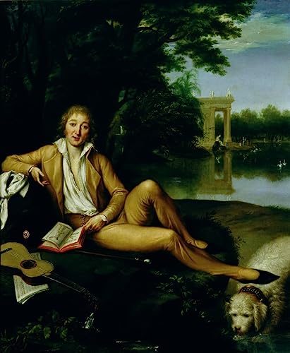 Portrait de Camillo par Bernardino Nocchi Impression Décoration Chambre Ambiance Vintage