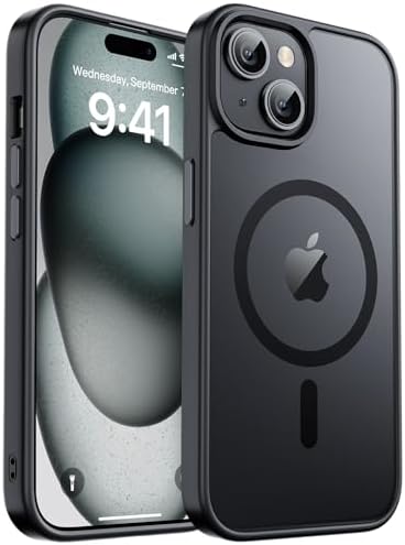 zapica Magnetic for iPhone 15 Case & iPhone 14 Case, Black