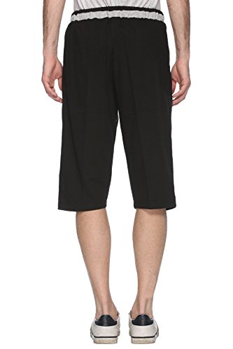 Image of Mack Jonney Gray Cotton Blended Capri for Men-C8-01-P