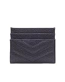 Womens Leather Card Holder Wallet | Slim Luxury Vegan Leather Compact Wallet | Thin Designer Quality Leather Credit Card Minimalist Wallet for Women (Black)