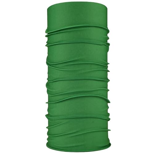 Image of WS Accessories Unisex Neck Tube Face Mask Balaclava Scarf Bandana Cycling Biker Snood Cover Multi-Use (Green)