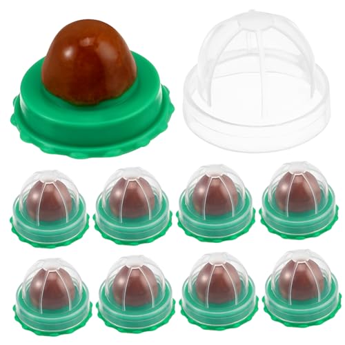 PEPLAYTAL 10Piezas Bola de Hierba para Gatos de para Lamer Snacks Nutritivos con Aleatorio para Satisfacer Las Necesidades de Mascotas