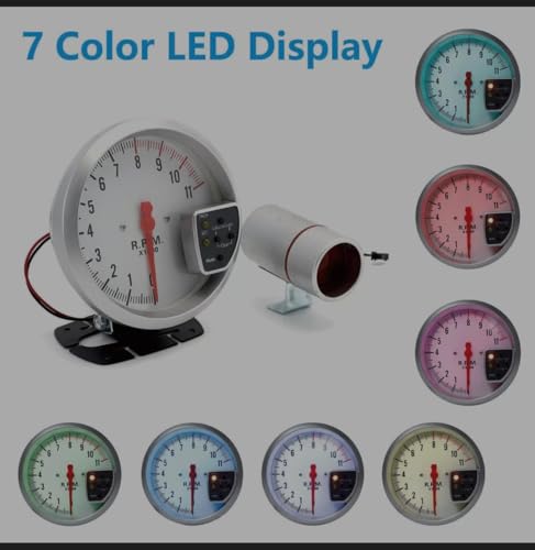Image of AUTO MT WORKING RPM Tiger RPM Meter Speedometer Tacho Gauge