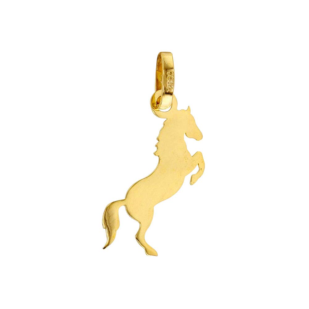 Colgante de oro 375/1000 en forma de caballo (396179)