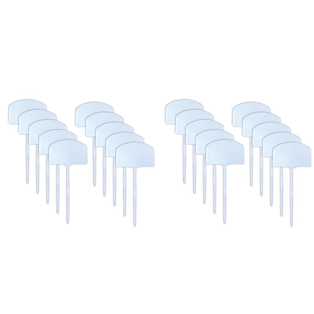 TrustBasket Gardening Plant Name Tag - Set of 10 Small White (Pack of 2) (B0D819JCX3) Amazon Price History, Amazon Price Tracker