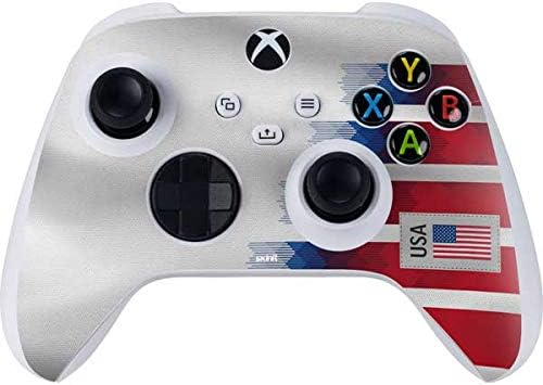 Skinit Decal Gaming Skin Compatible with Xbox Series S Controller - USA Flag Design