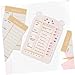 DOITOOL Weekly Goal Planner Notepad for Check System for Office Tasks Grocery Lists and Boys and Girls Chores Page Design Bear Style