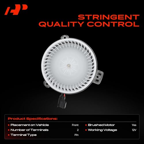 Image of A-Premium Front HVAC Heater Blower Motor Compatible with Chevrolet Spark 2013 2014 2015 - Replace# GM3126154
