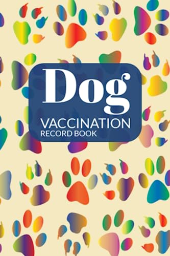 Dog Vaccination Record Book