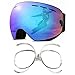 Floralby Goggles Insert Frame Sunglasses Adapter Myopia Inline Frame Myope Friendly Transparent