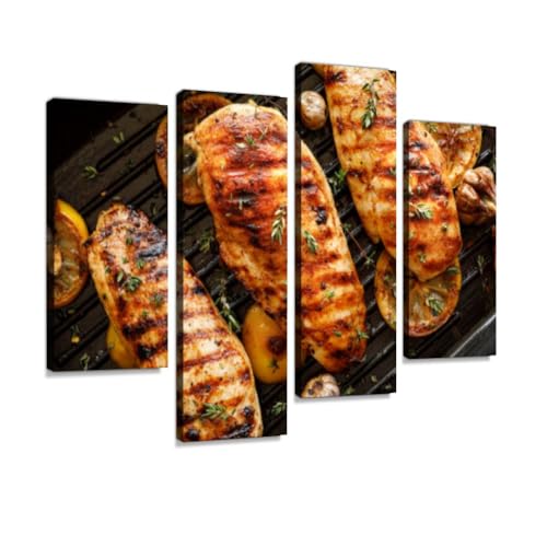 How long to bbq chicken breast with bone