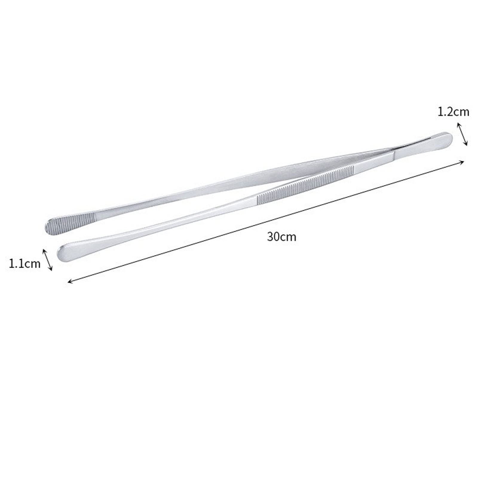 JINGYAN Pinzette 1PC Kitchen tools Stainless steel long clip Multi-purpose food Outdoor anti-collision tweezers