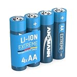 Ansmann – ANSMANN Extrem Lithium Batterie AA Mignon 1,5V, 4 Stück, Ein