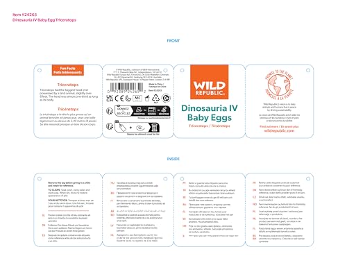 Wild Republic Dinosaur Baby Triceratops - Image 2