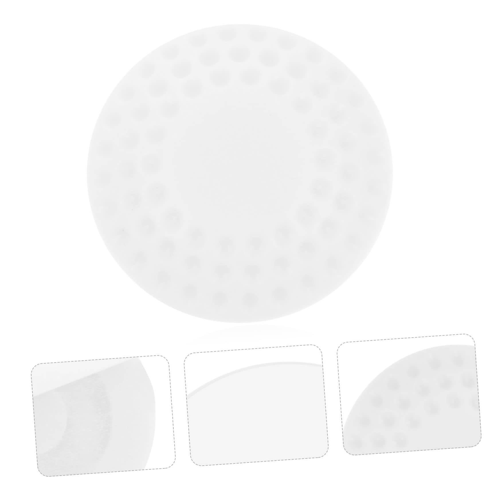 NUOBESTY 5pcs Door Bumper Guard Self Adhesive Wall Protectors for Door Handles No Tools Needed