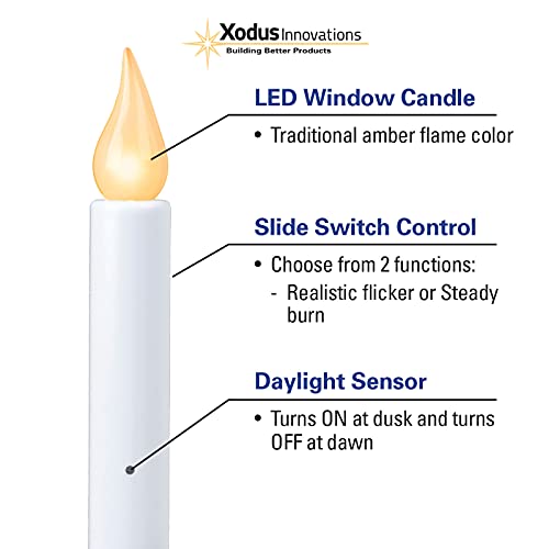 Xodus Innovations FPC1221P Battery Operated LED Dusk To