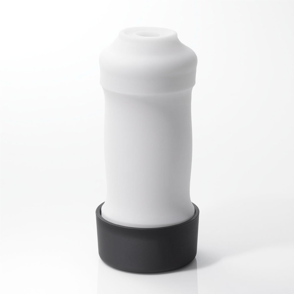 TENGA Zen 3D Sensual Sleeve Male Masturbator, Soothing Sculpted and Reusable Massager, TNH-003 Zen, White (TNH003)