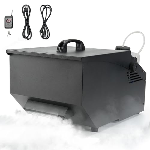 Low Lying Fog Machine, 1500W Dry Ice Fog Machine Fog Chiller Ground Fogger...