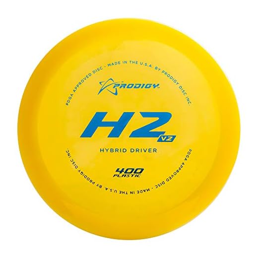 Prodigy Disc 400 H2 V2 Driver | Slightly Overstable Hybrid Driver Disc Golf Disc | Extremely Durable | Consistent for Backhand and Sidearm | Colors May Vary (170-176g)