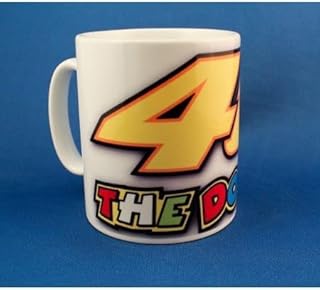 Rossi 46 The Doctor Dr 46 Birthday, Christmas Coffee Tea Mug Unique 11oz White Ceramic Mug.