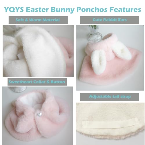 Pet Ponchos Warm Plush Poncho for Small Dogs and Kitten Easter Outfit Halloween Costume Teacup Dog Bunny Costumes Puppy Clothes for Chihuahua Pink XXSmall Pet Ponchos Warm Plush Poncho for Small Dogs and Kitten Easter Outfit Halloween Costume Teacup Dog Bunny Costumes Puppy Clothes for Chihuahua Pink XXSmall