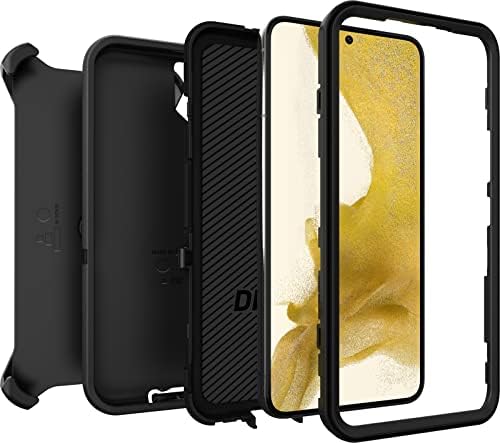 OtterBox Defender Case for Galaxy S22, Shockproof, Drop Proof, Ultra-Rugged, Protective Case, 4x Tested to Military Standard, Black