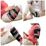 Comfytemp Heating Pad for Leg Pain & Cramps Relief, Wearable Knee Heating Pads for Knee Pain, Wrap Around Heating Pad for Shin Splint/Calf/Arm, Birthday Gifts for Mom Women (S/M)
